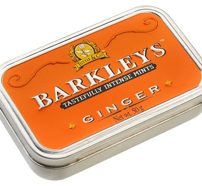 BARKLEYS MINT MED INGEFÆR 50 gram