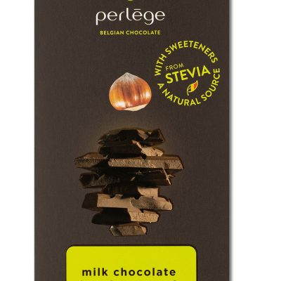 Melkesjokolade hasselnøtter & salt med søtningsmidler 85%