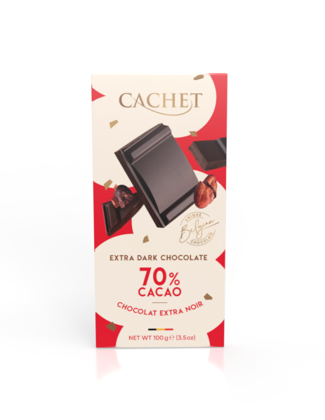 SJOKOLADEPLATE APPELSIN & MANDEL 57 % 100g - Bilde 2