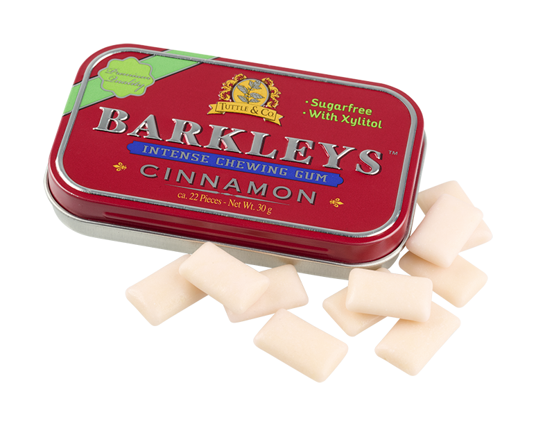 BARKLEYS INTENSE CHEWING GUM CINNAMON 30 gram