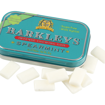 BARKLEYS INTENSE CHEWING GUM SPEARMINT 30 gram