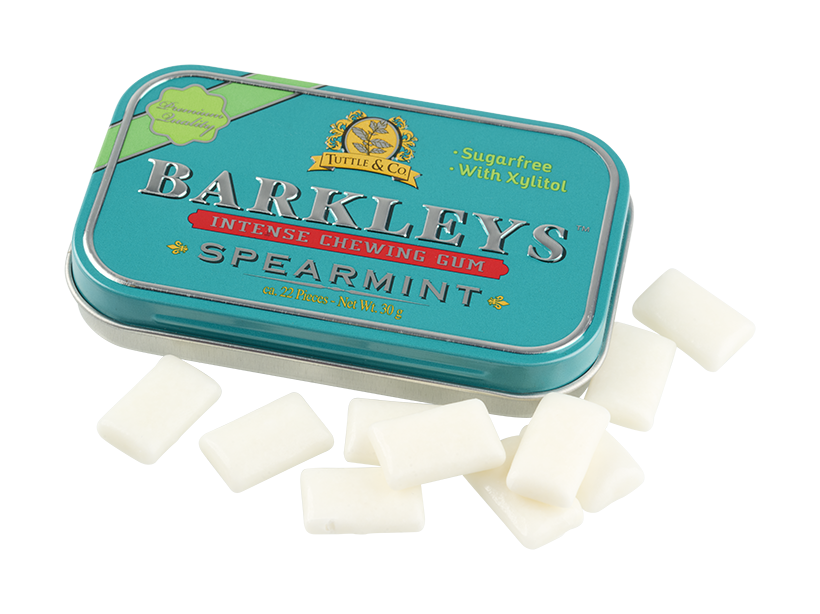 BARKLEYS INTENSE CHEWING GUM CINNAMON 30 gram - Bilde 2