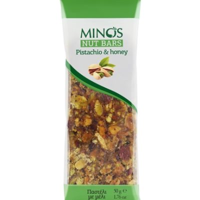 NØTTEBAR MED PISTASJ OG HONNING 50g